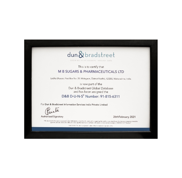 dun & bradstreet Certification